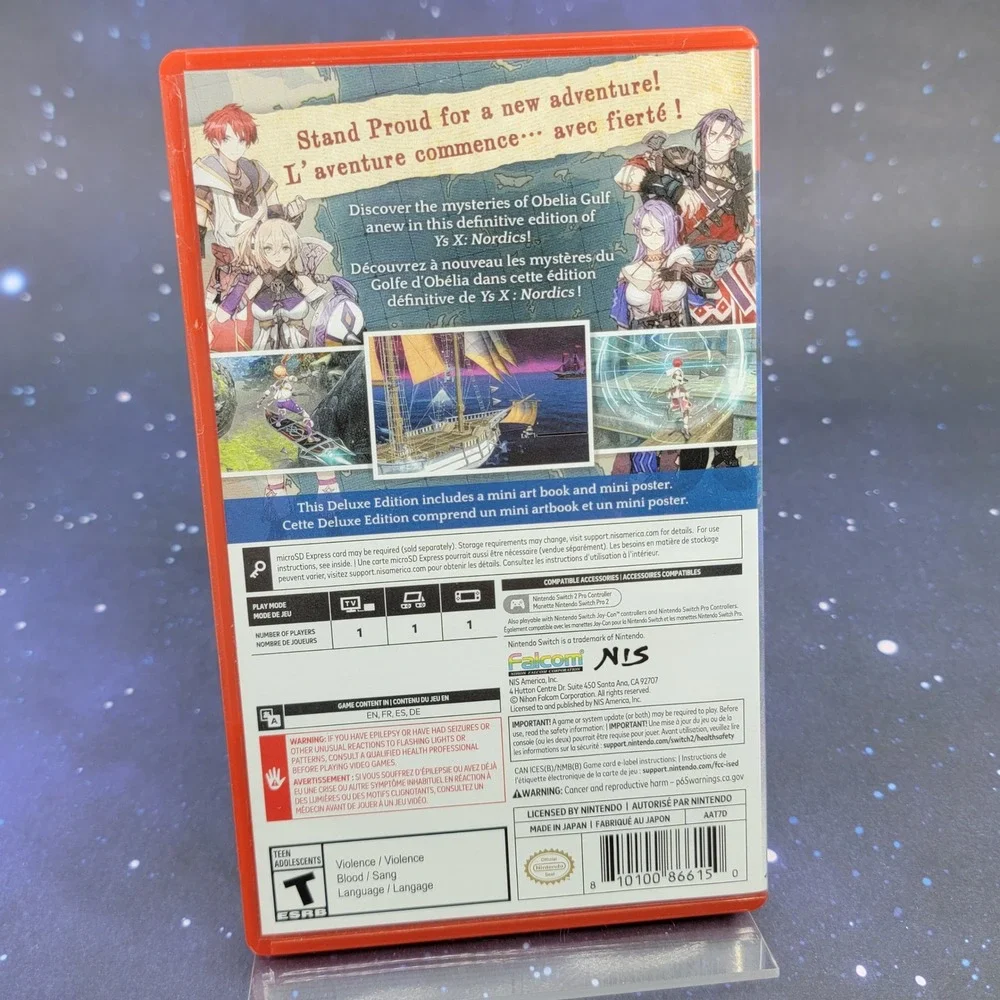Ys X Nordics Deluxe Edition Nintendo Switch Action RPG NIS America 2024